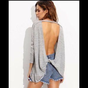 Backless top